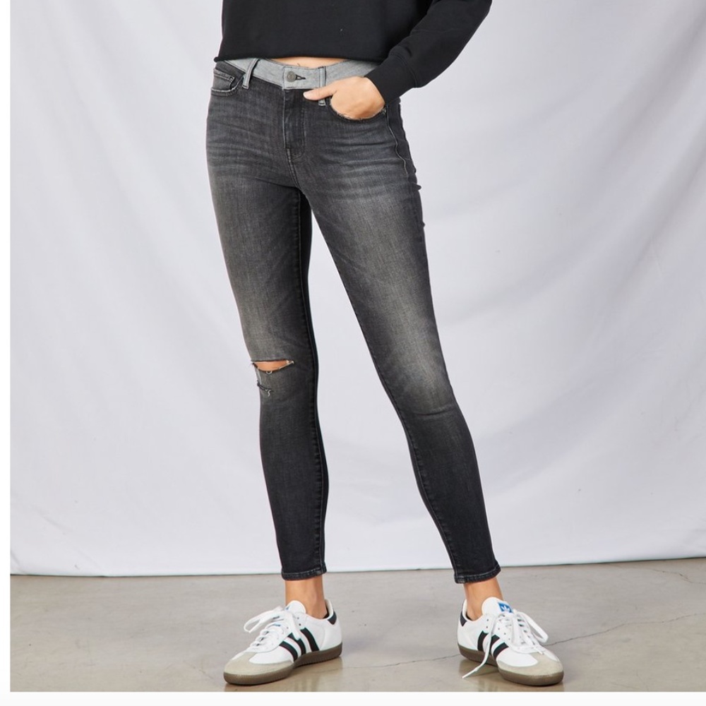 Etica Denim Lily Skinny Black Crush Jeans BNWT